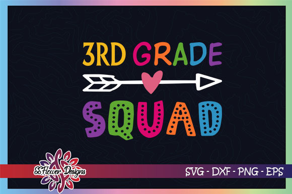 3rd Grade Squad Back to School Graphic