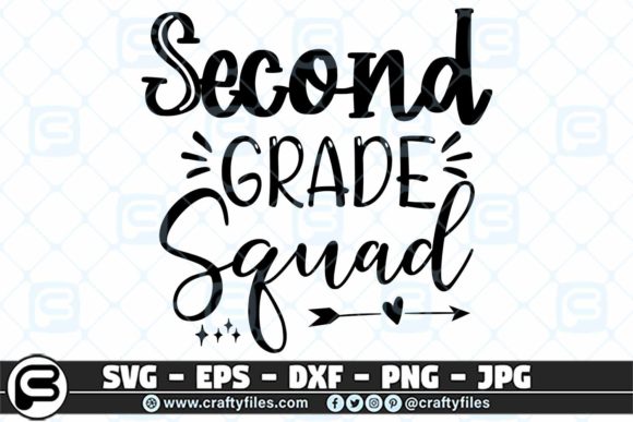 Back to School 2nd Grade Squad Graphics and Crafts