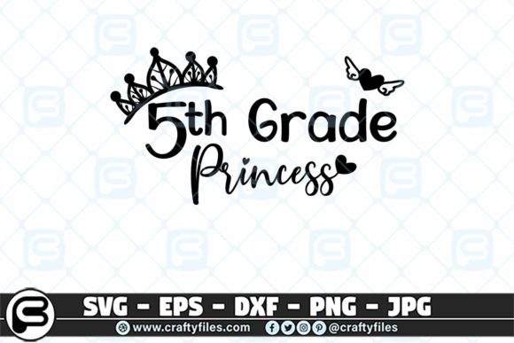 Back to School 5th Grade Princess