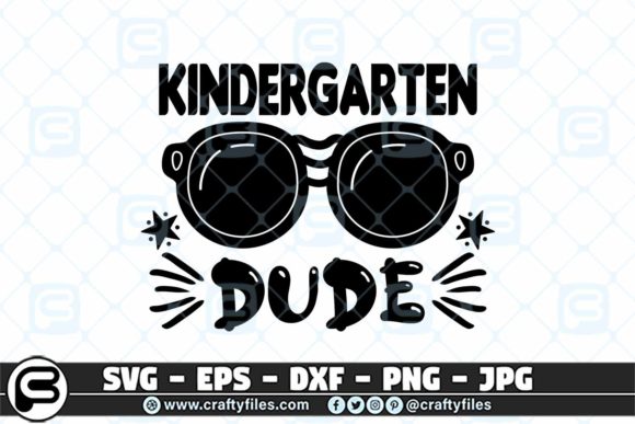 Back to School Kindergarten Dude Graphics