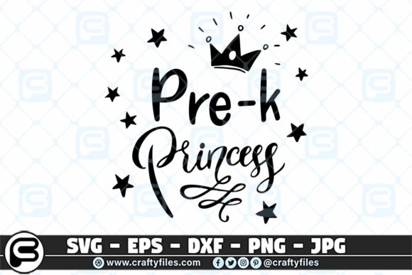 Back to School Pre-k Grade Princess Graphics & Crafts