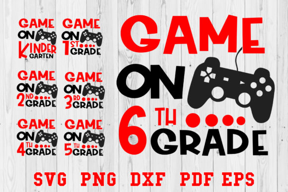 Game on Back to School Bundle: Graphics & Crafts