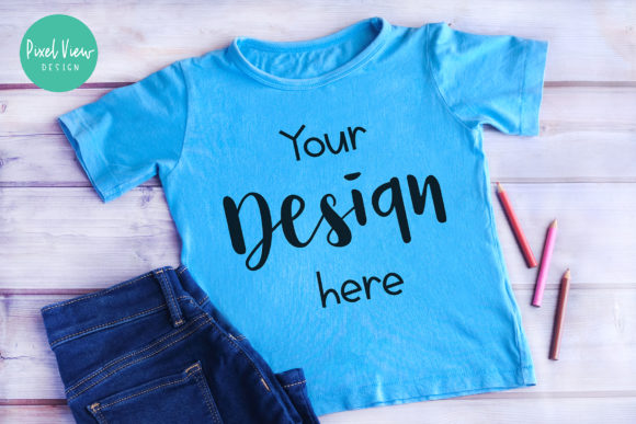 Kid's Shirt Mockup I Back to School Graphics