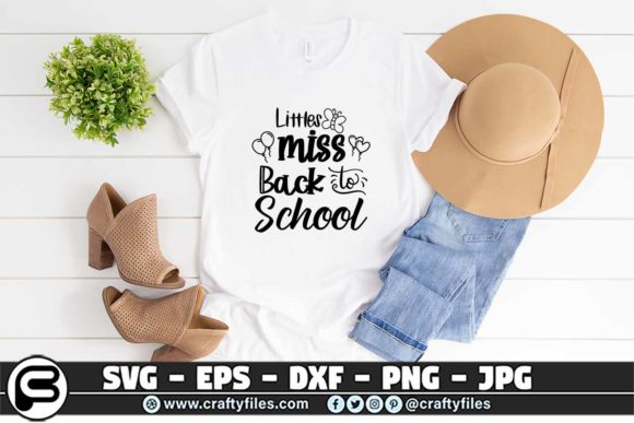 Little Miss Back to School Batterfly Graphics & Crafts