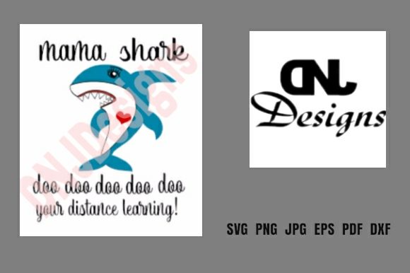 Mama Shark Distance Learning Graphics & Crafts
