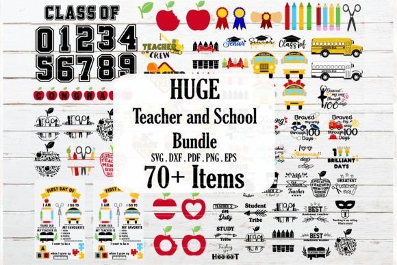 Teacher Back to School Bundle: Graphics and Crafts
